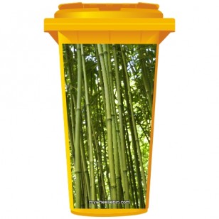 Bamboo Wheelie Bin Sticker Panel